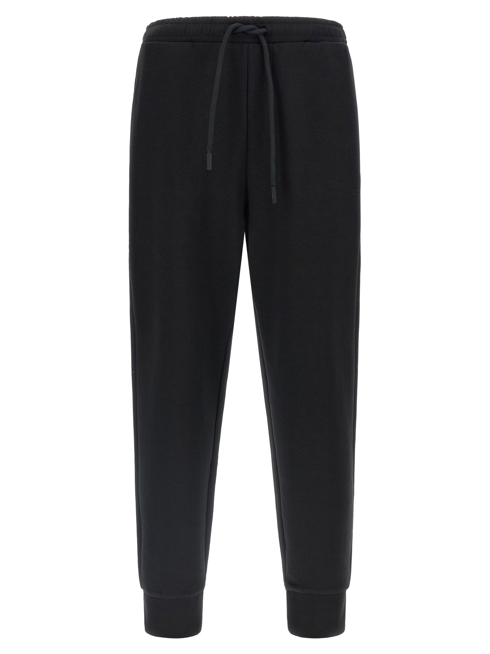 Hugo Boss Cotton-Jersey Joggers — Black