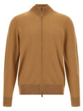 Hugo Boss Virgin Wool Cardigan — Camel
