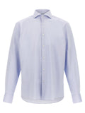Hugo Boss Oxford Cotton Shirt — Blue