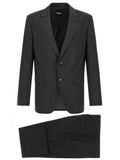 Hugo Boss Virgin Wool Pant Suit — Gray