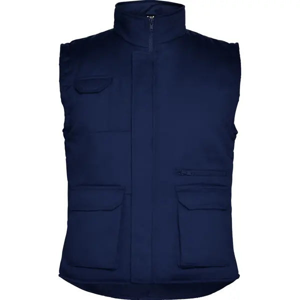 Chaleco laboral multibolsillos con cuello alto Vetonek