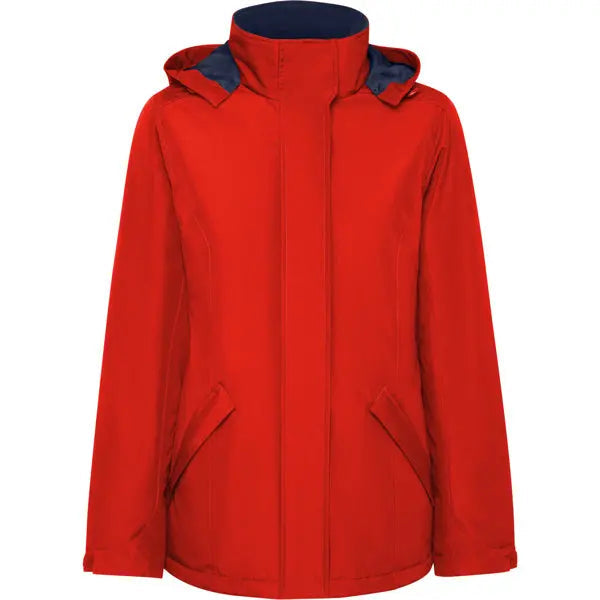 Parka acolchada entallada de tejido impermeable para mujer Vetonek
