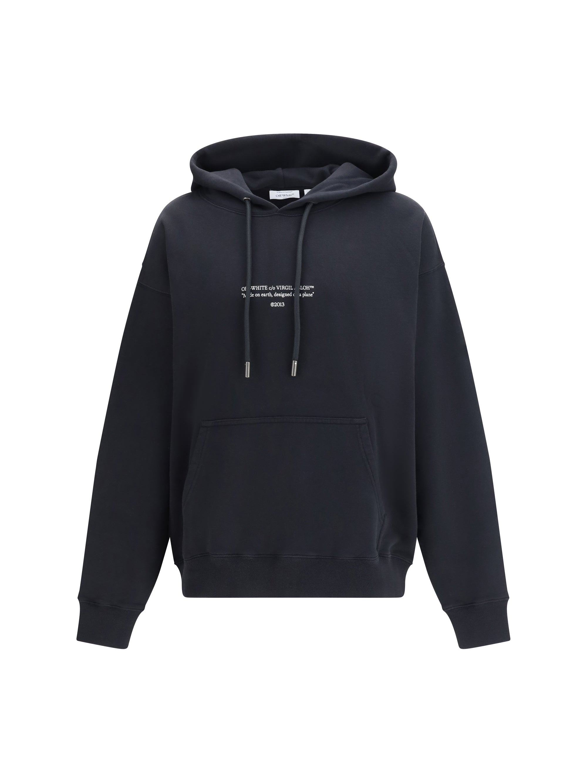 Off-White Statement Skate Hoodie — Black