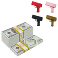 $50,000 2000 Series Stacks with Money Gun By Prop Money Inc.