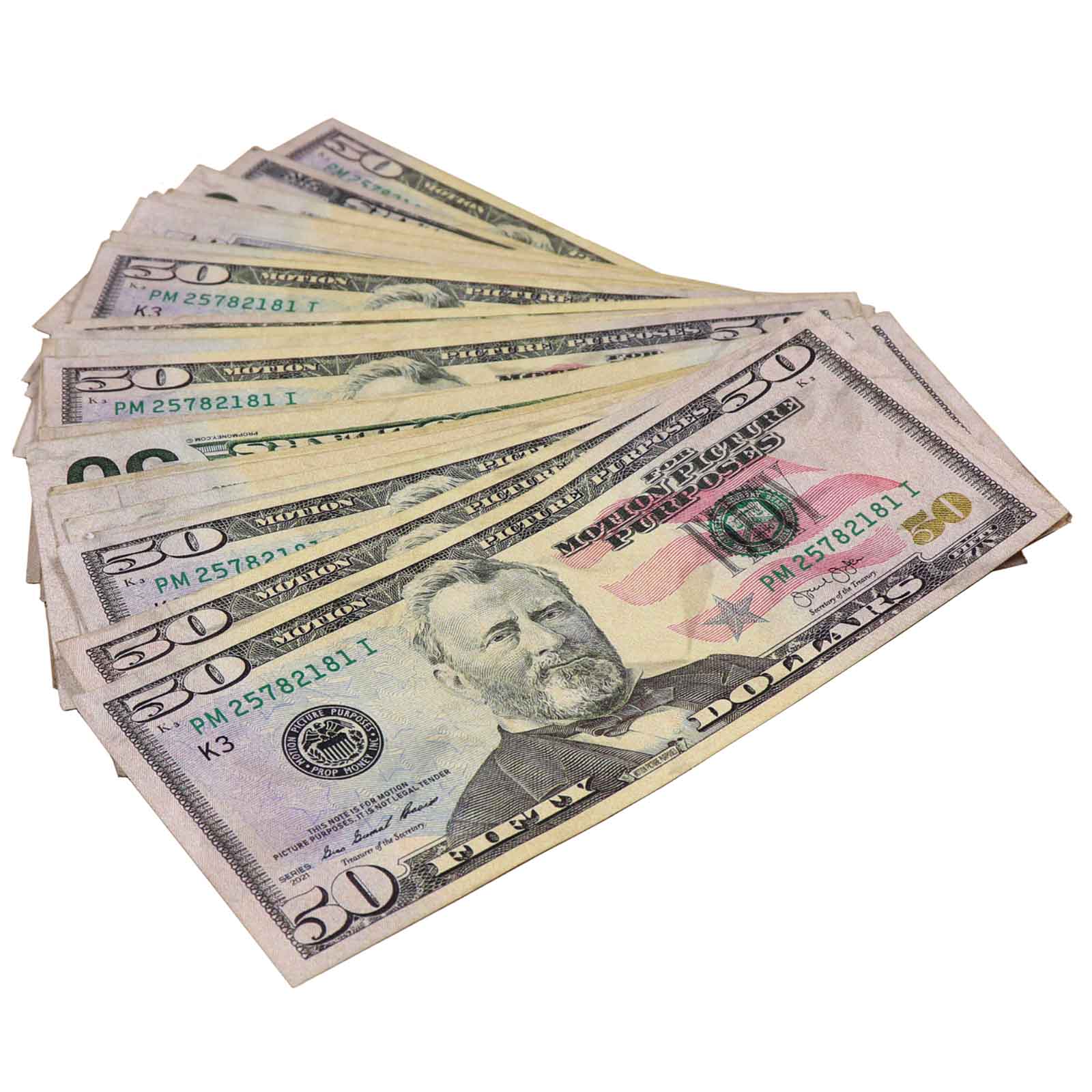 $50 RealAged® New Series Bills By Prop Money Inc.