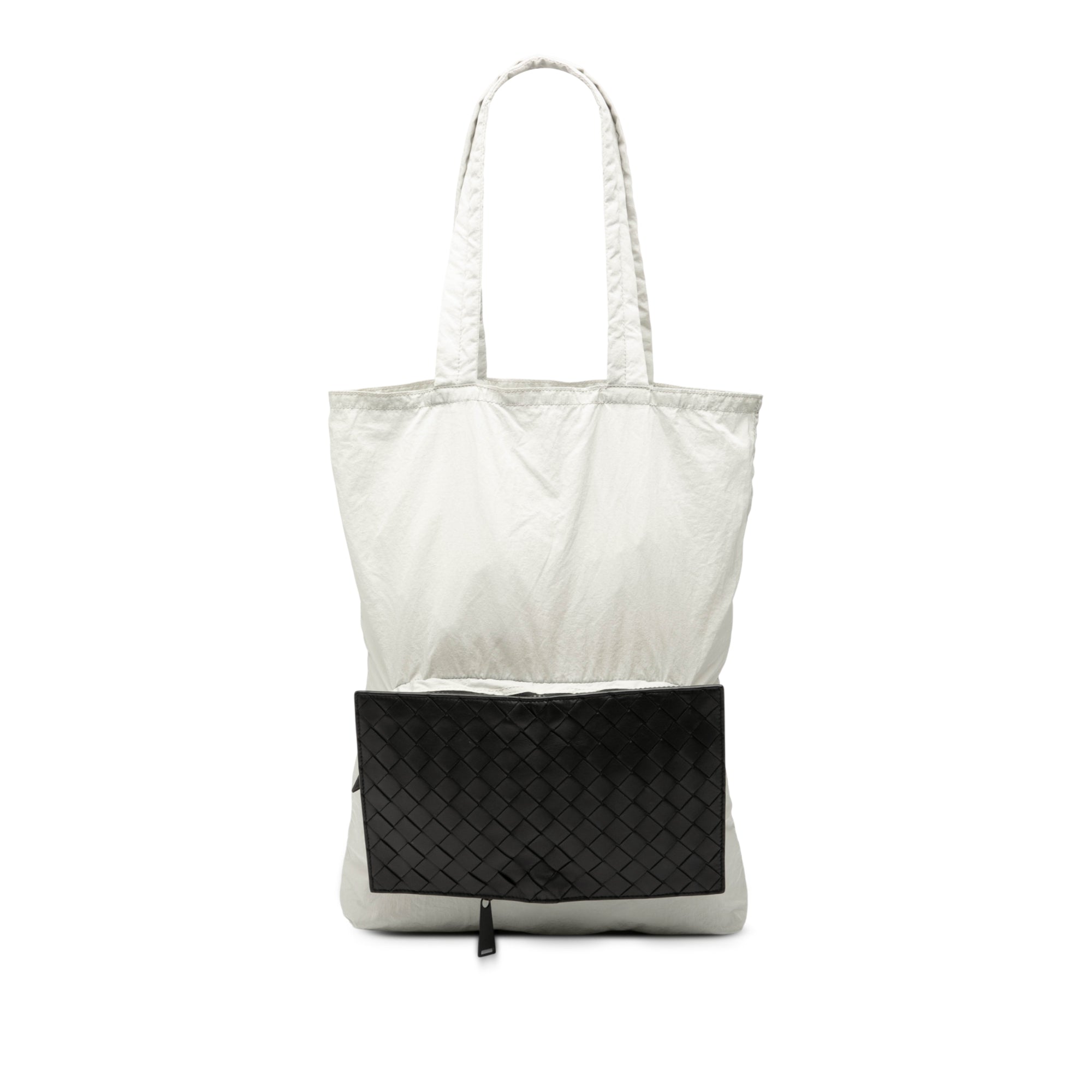 Intrecciato Trimmed Nylon Eco Tote