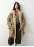 Cool Denim 90 goose down jacket workwear style detachable toka silhouette parka jacket for women