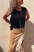 Solid Sleeveless Tassel Tank Top