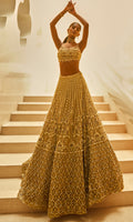 Biscuit Luxe Lehenga Set By KYNAH, Luxury Indian Fashion & Bridal Wear