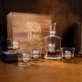 Decantador de Whisky Personalizado con Nombre Grabado Regalo de Cumpleaños Aniversario para Hombres Futbolistas