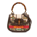 100th Anniversary Mini Canvas 1947 Bamboo Top Handle Bag