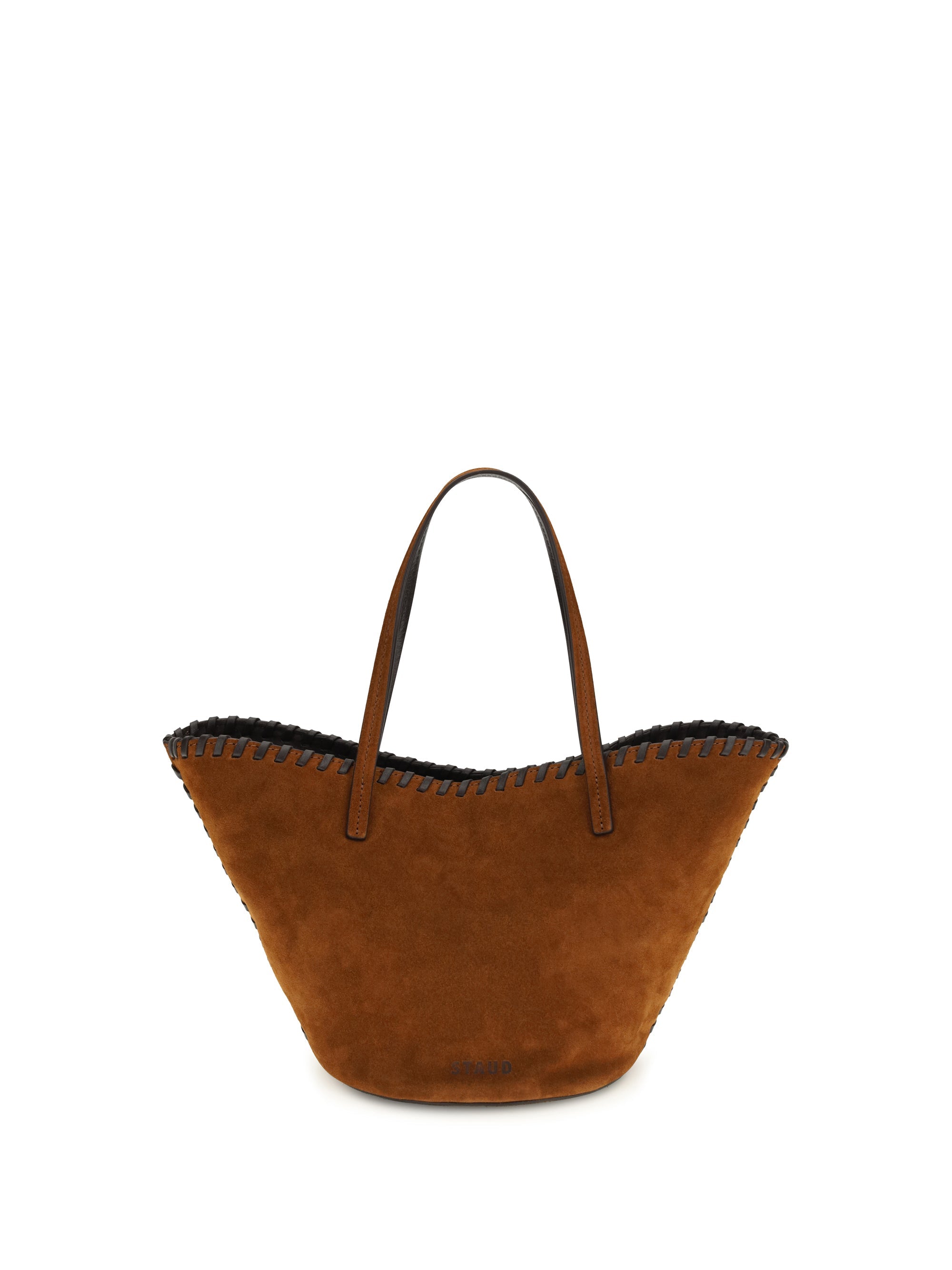 Staud Caro Shoulder Bag — Brown