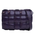 Patent Intrecciato Padded Cassette Crossbody