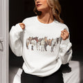 Caballo Personalizado Cultura Western Sudadera Camiseta Adulto con Nombre Bordado Regalo de Cumpleaños para los Amantes de los Caballos