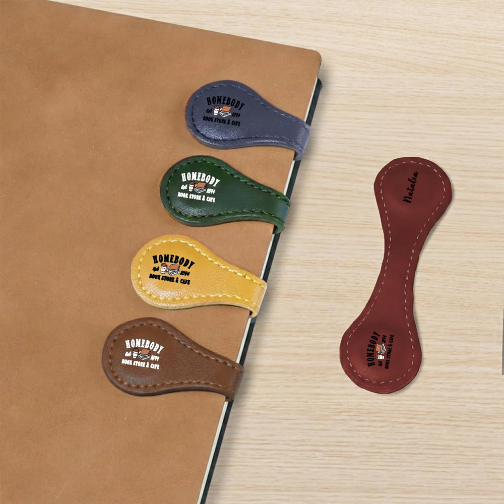 Marcapáginas magnético personalizado en forma de reloj de arena multicolor con nombre Regalo literario de cumpleaños para estudiantes amantes de los libros