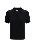 Allude Cashmere Polo — Black