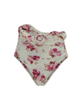 Magda Butrym Floral-Print Shaping Bikini Bottom — Cream