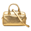 Toy Metallic Leather Classic Duffle Satchel