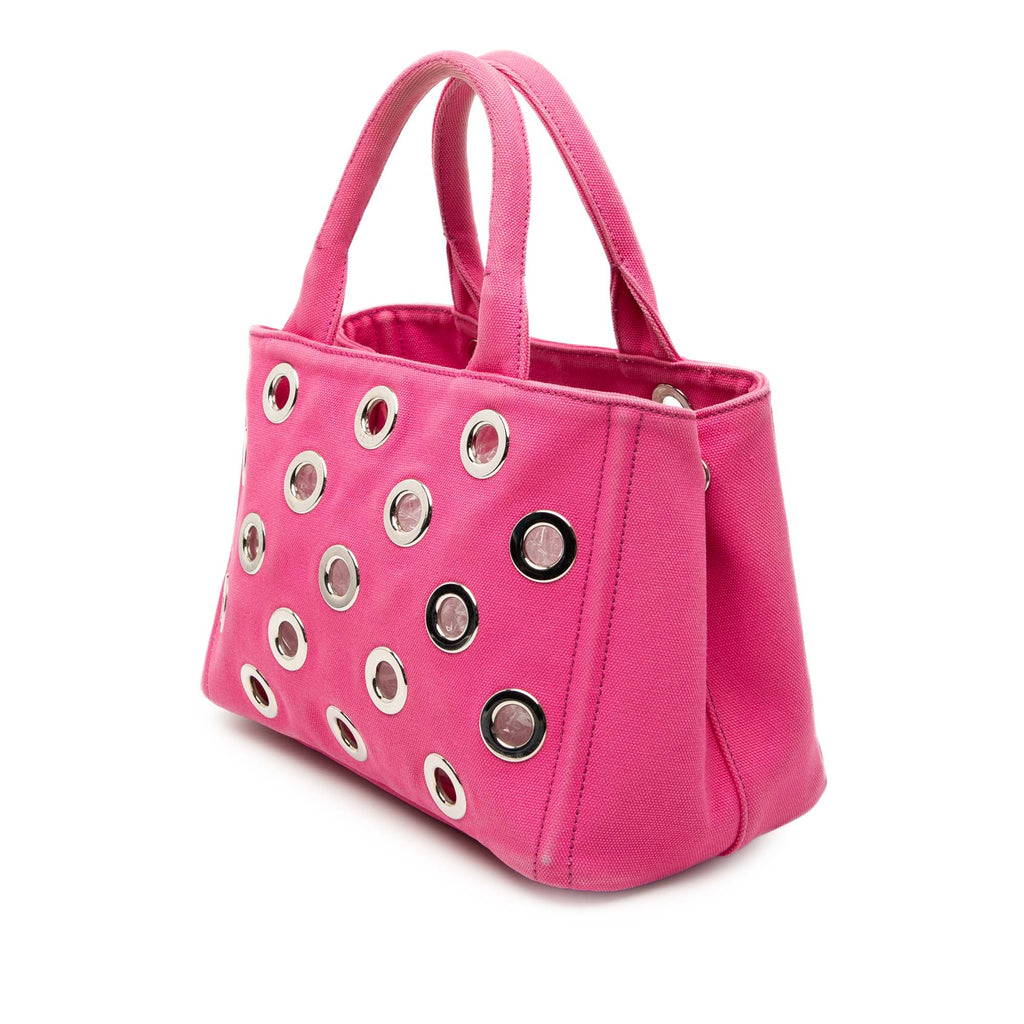 Small Canvas Canapa Grommet Satchel