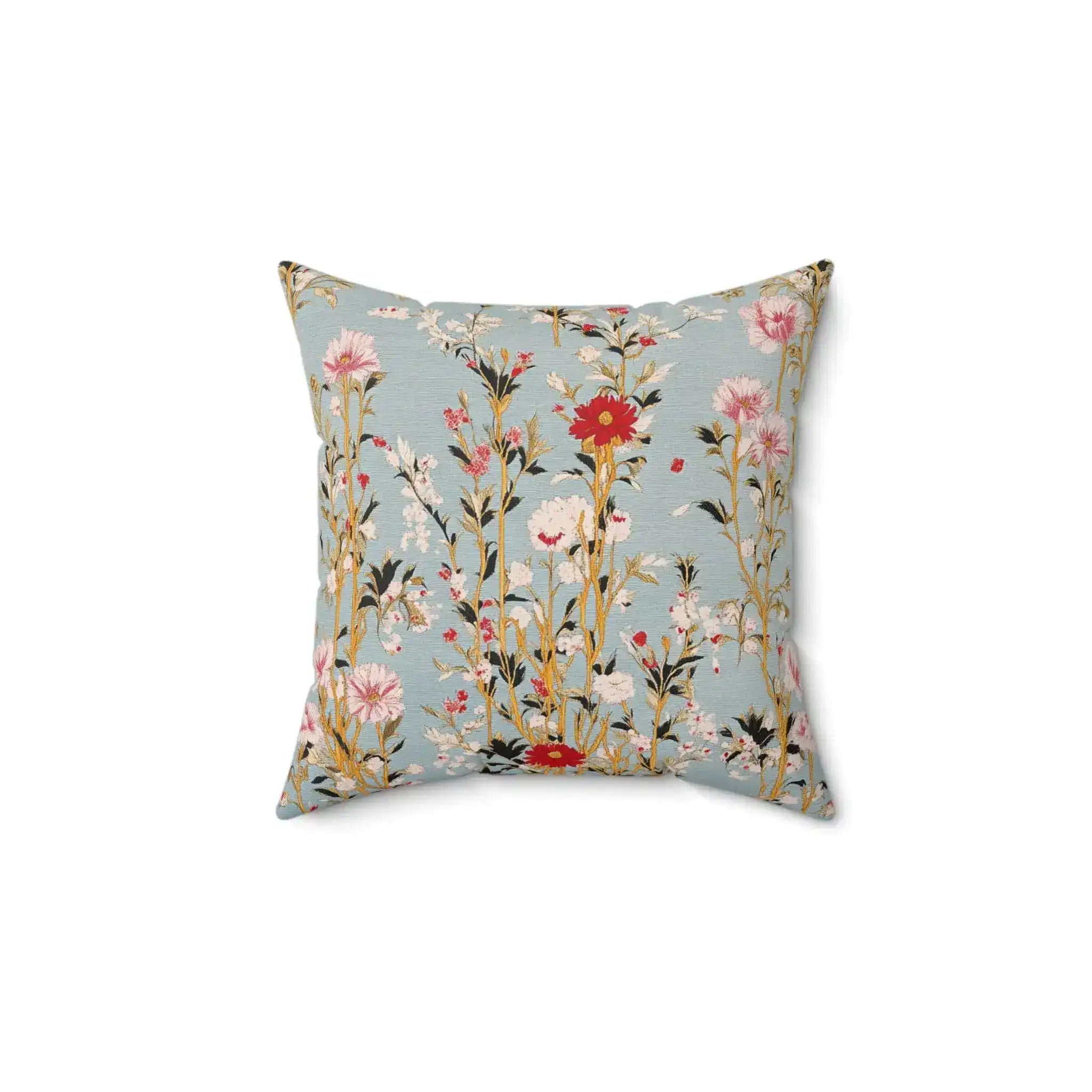 Vintage Botanical Garden Throw Pillow