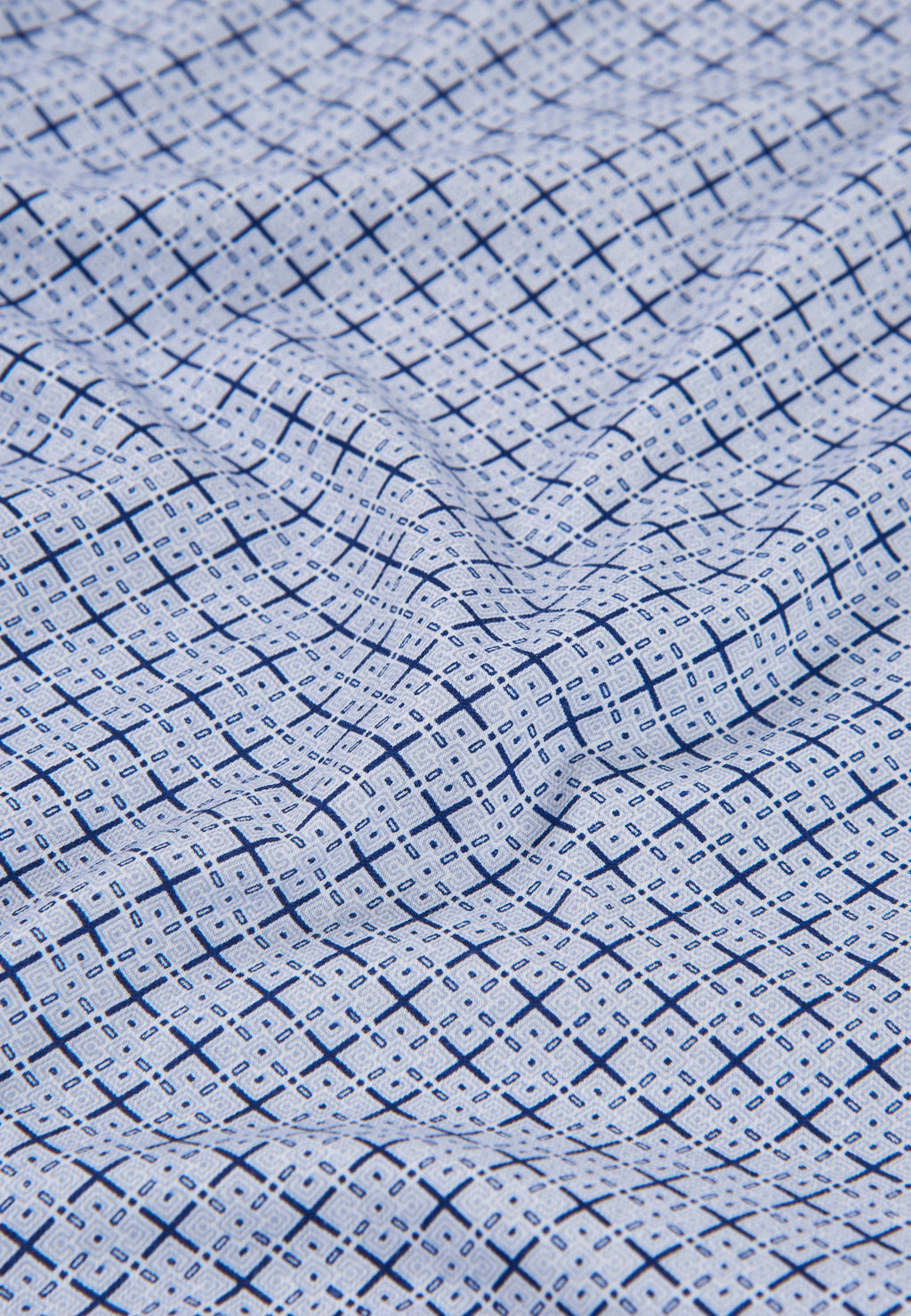 Pijama Hombre Largo Tapeta Algodón Punto Estampado - Azul 5310_39