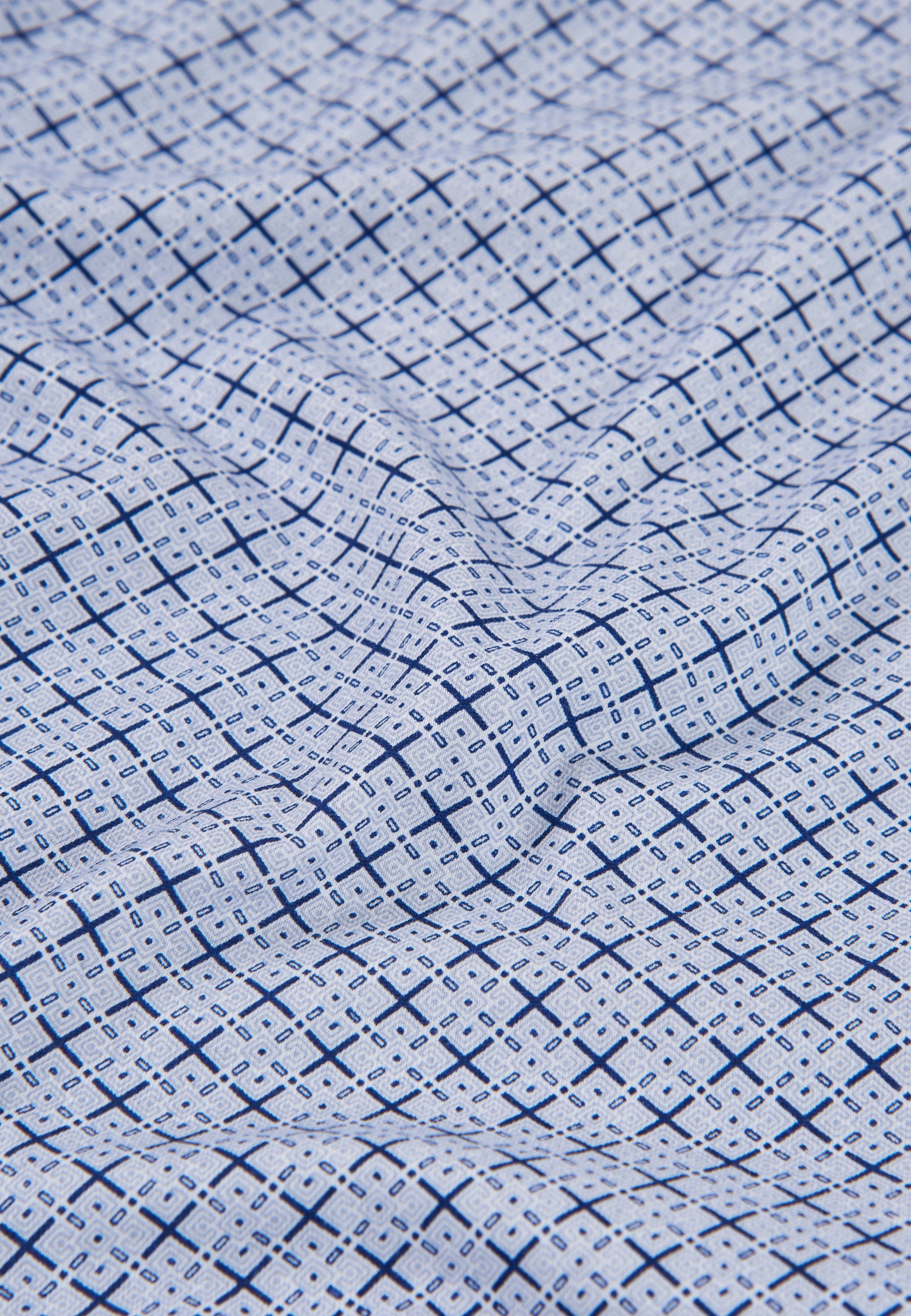 Pijama Hombre Largo Tapeta Algodón Punto Estampado - Azul 5310_39