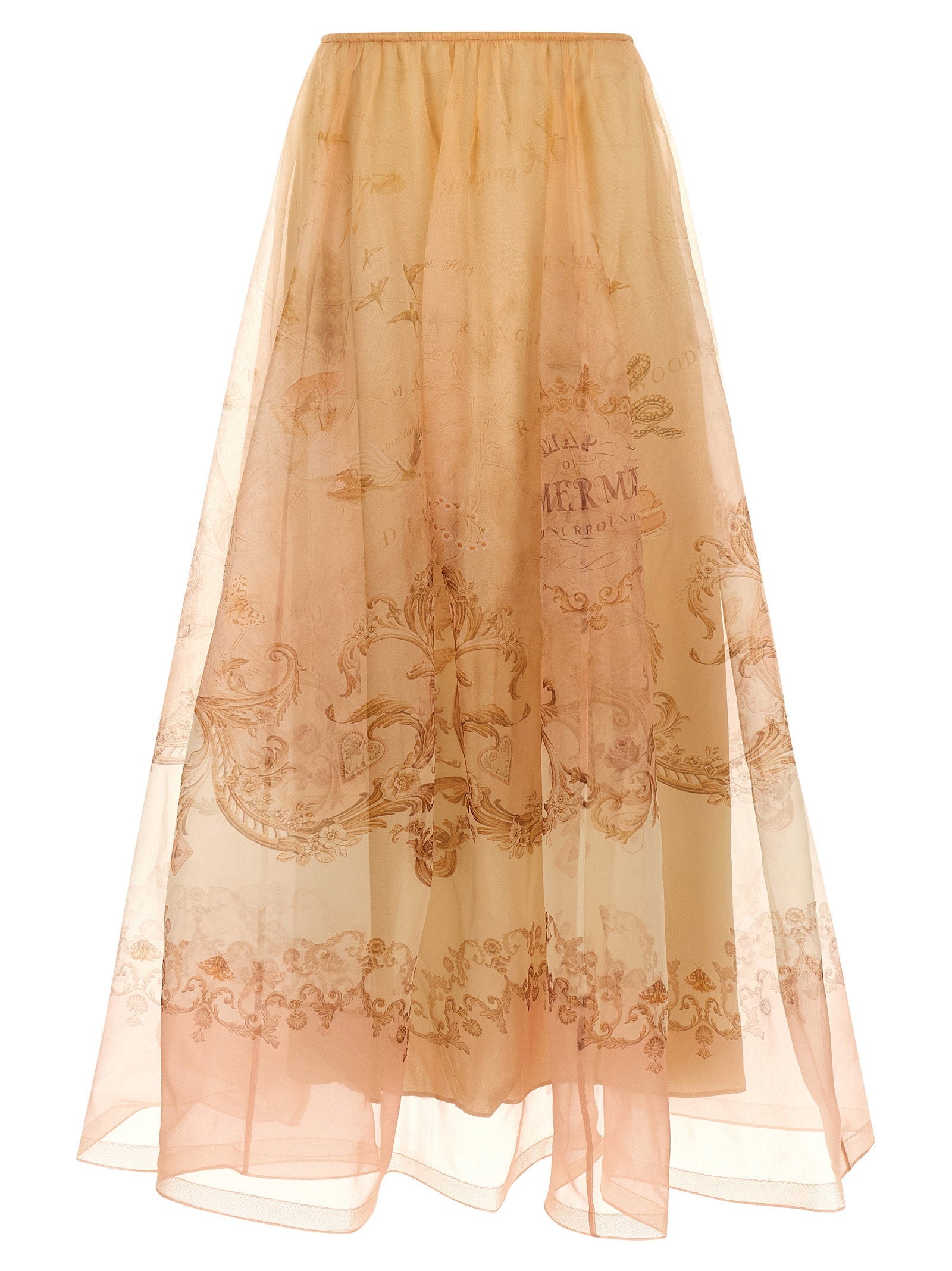 Zimmermann Hypnotic Skirt — Beige