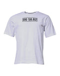 Men's White Dg Logo Cotton Crew Neck T-Shirt