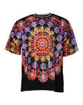 Multicolor Kaleidoscope Men Short Sleeves T-Shirt Cotton
