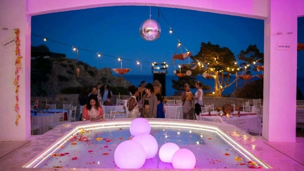 Super Rare 8-Bedroom Luxury Seafront Ibiza Villa with Private Beach, Panoramic Rooftop and Underground DJ Room in Santa Eulalia