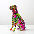 ArtZ® Boxer Nordic Painted Statue - Abstract
