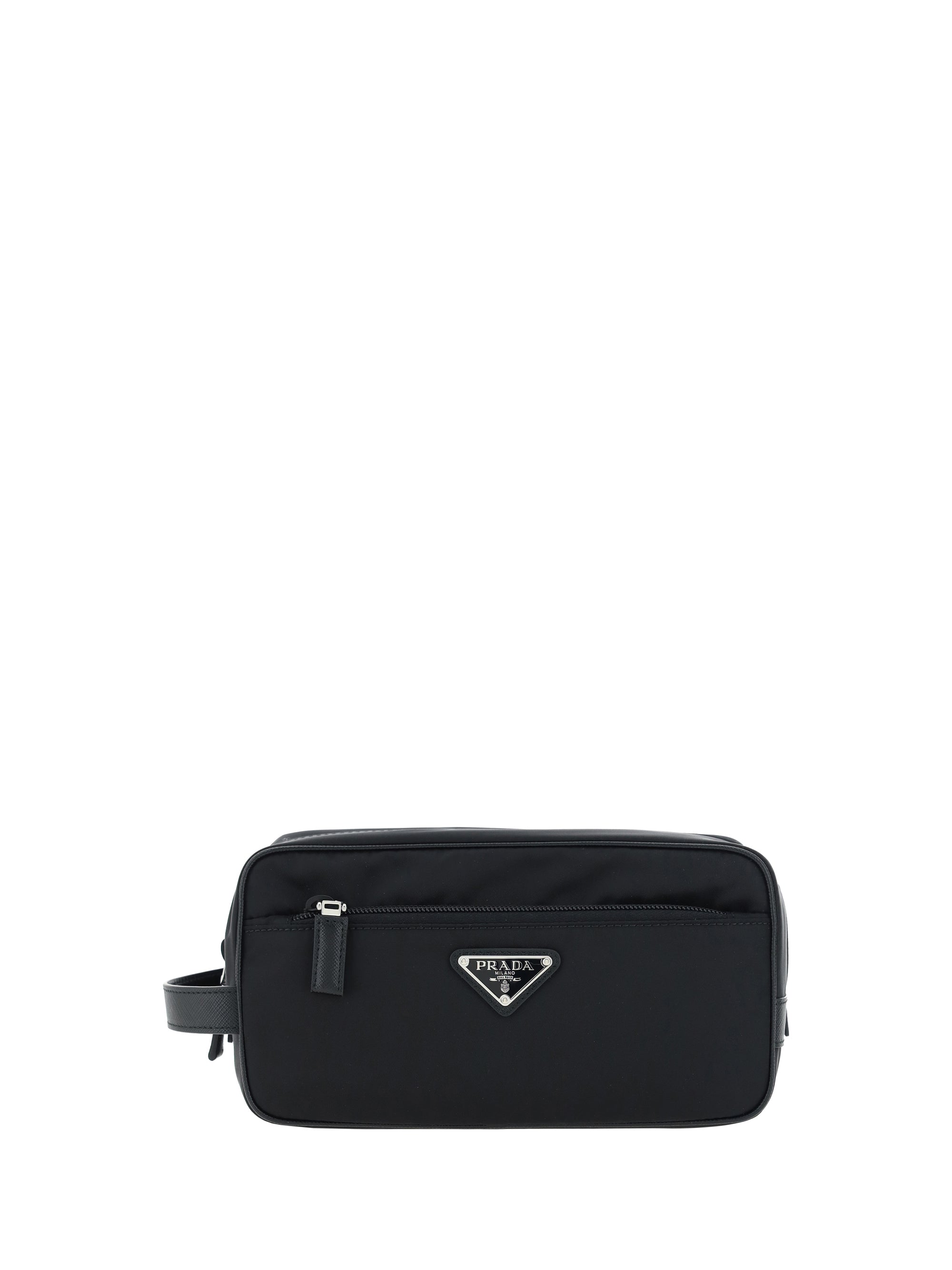 Prada Re-Nylon Travel Wallet — Black