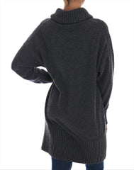 Women's Fairy Tale Crystal Gray Cashmere Sweater Clothing
