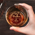 Personalizado Congrats on Being Fist Bump 10 oz Whiskey Glass con nombre Inicio Accesorios de cocina Día del Padre Cumpleaños Regalo para los amantes del vino