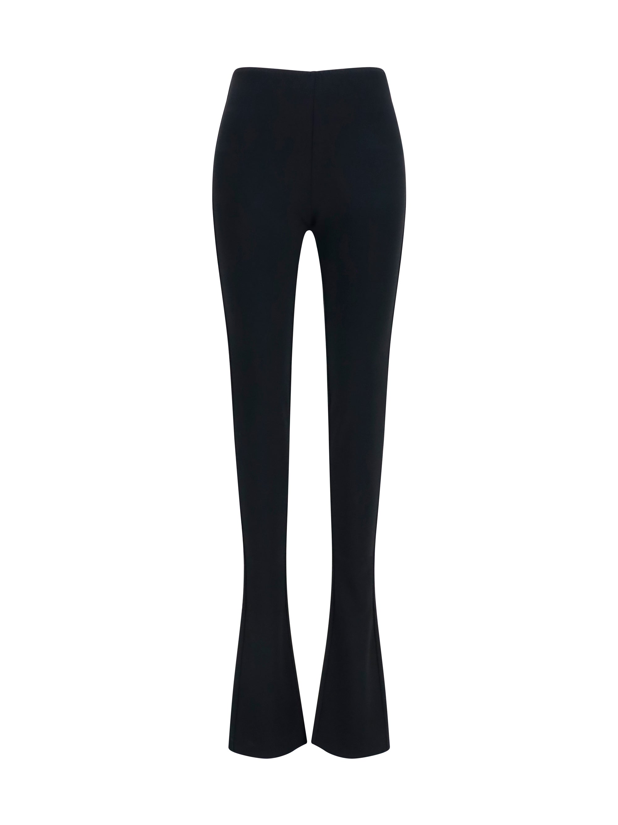 Gucci Viscose Crêpe Jersey Trousers — Black