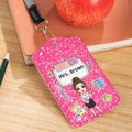 Portacredenciales personalizado con nombre y cordón para la oficina Regalo de vuelta al cole para educadores en el Día del Profesor