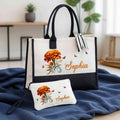 Bolsa de maquillaje portátil con nombre Día de la Madre Regalo de cumpleaños para mujeres Niñas