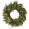 Christmas Norfolk Pre-Lit LED Wreath