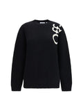 Off-White Vertical Bookish Sweater — Black