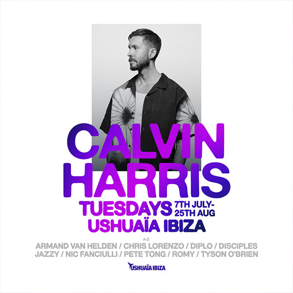 Tuesdays at Ushuaïa Ibiza 2026: Calvin Harris