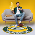 Officially Licensed NFL Round Headquarter Rugs