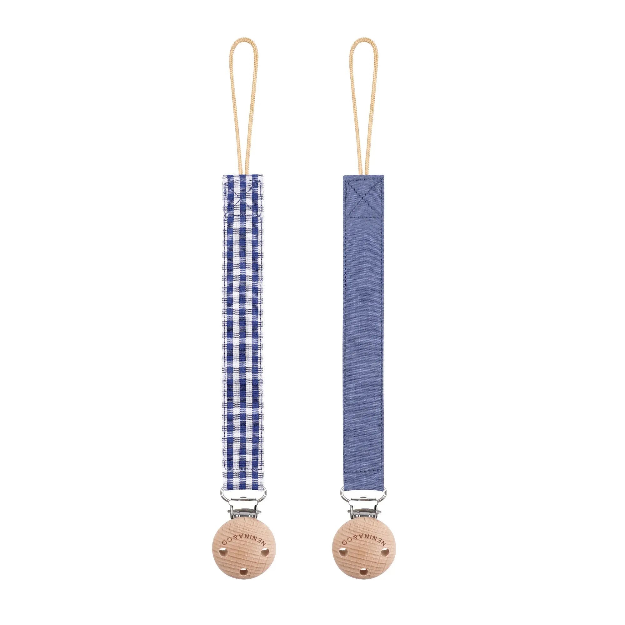 Chupetero Pack x 2 DIAMOND Blue + Vichy By Nenina & Co