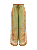 Zimmermann Indra Trousers — Green