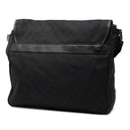 GG Canvas Flap Messenger Bag