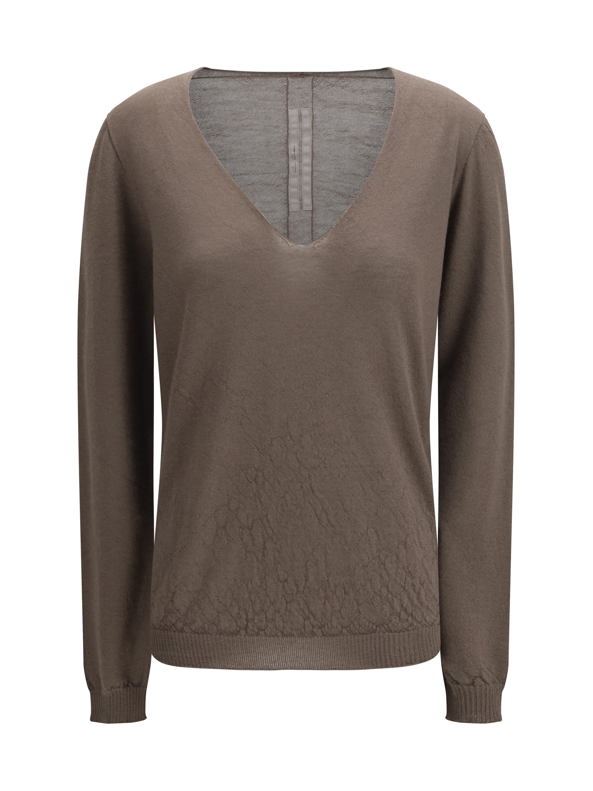 Rick Owens Temple Extreme Sweater — Gray