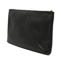 Leather Logo Clutch