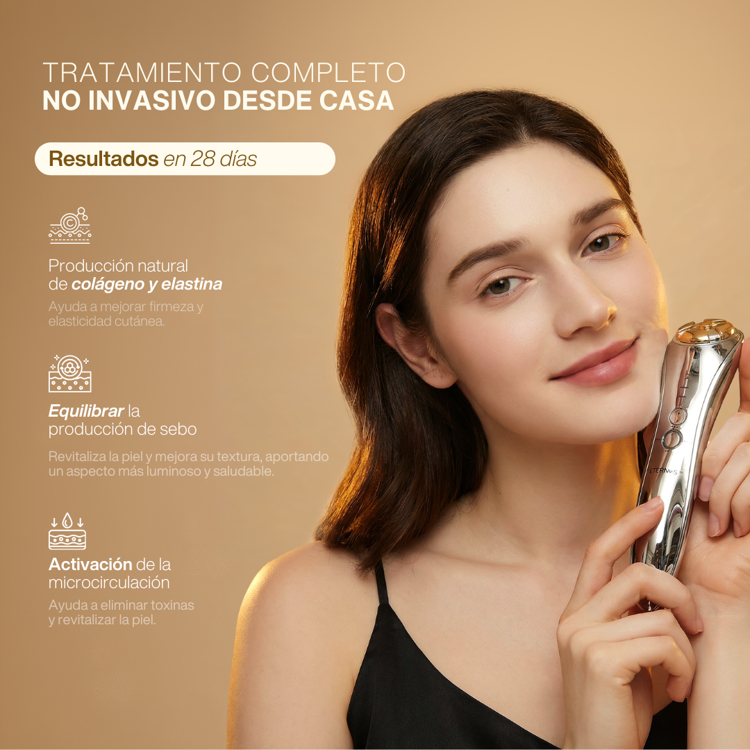 RF Multifunción Oro 24K Antiedad & Lifting