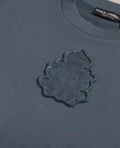 Men's Logo-Embossed Cotton Sweater Blue