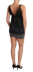 Women's Lingerie Cami Black Lace Silk Stretch Elastane Clothing