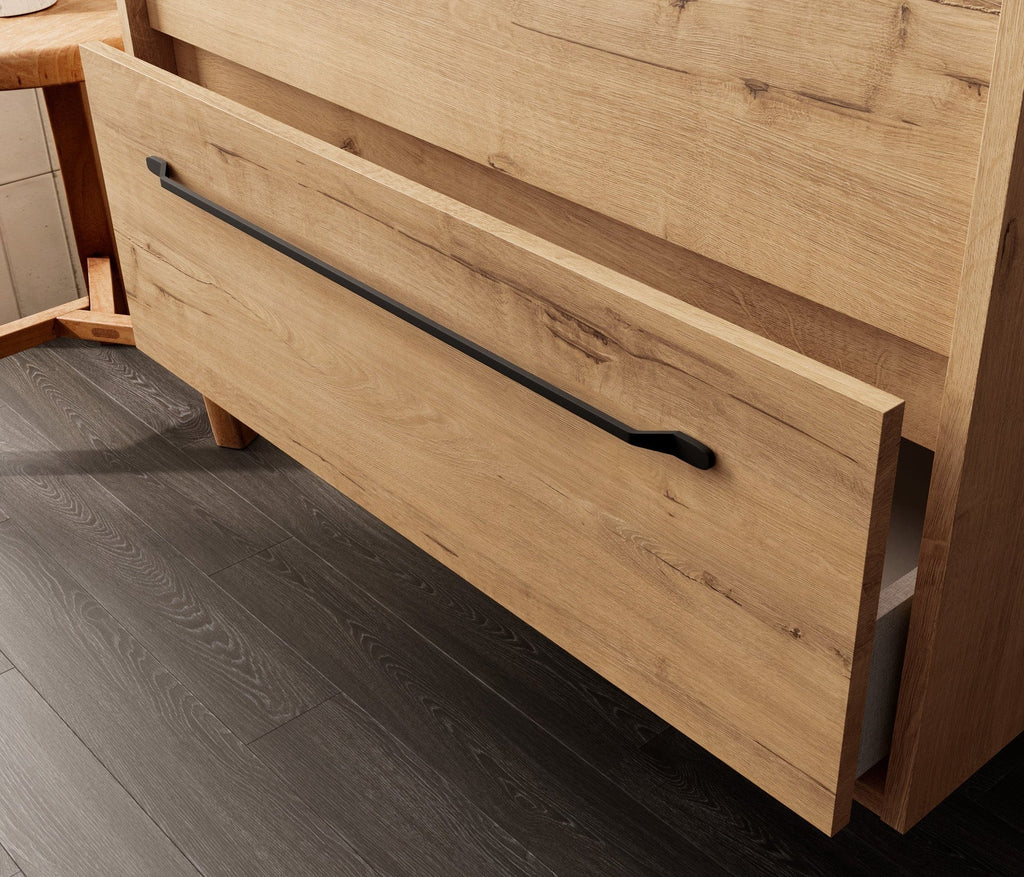 BATHME LENNOX TAP Mueble de Baño sin Lavabo con Encimera Roble Ostippo Ebony